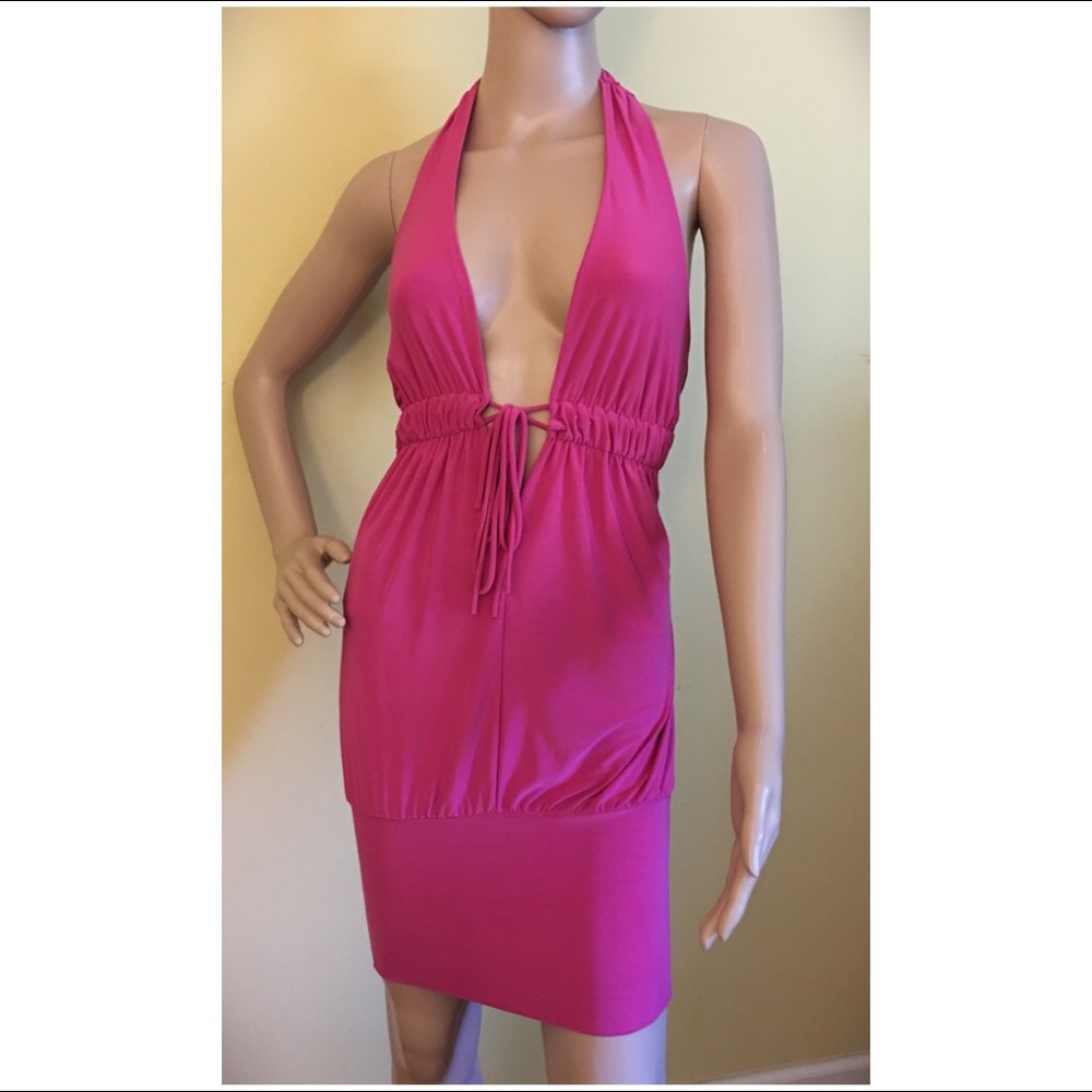 Pink party dress